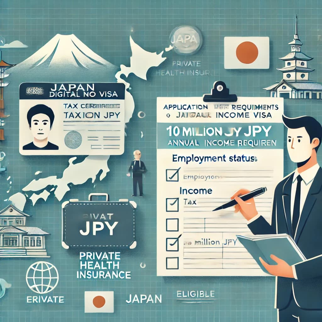 Application Requirements for Japan Digital Nomad Visa